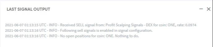 Confirm Signals Are Configured On Hopper Confirm Signals Are Configured On Hopper